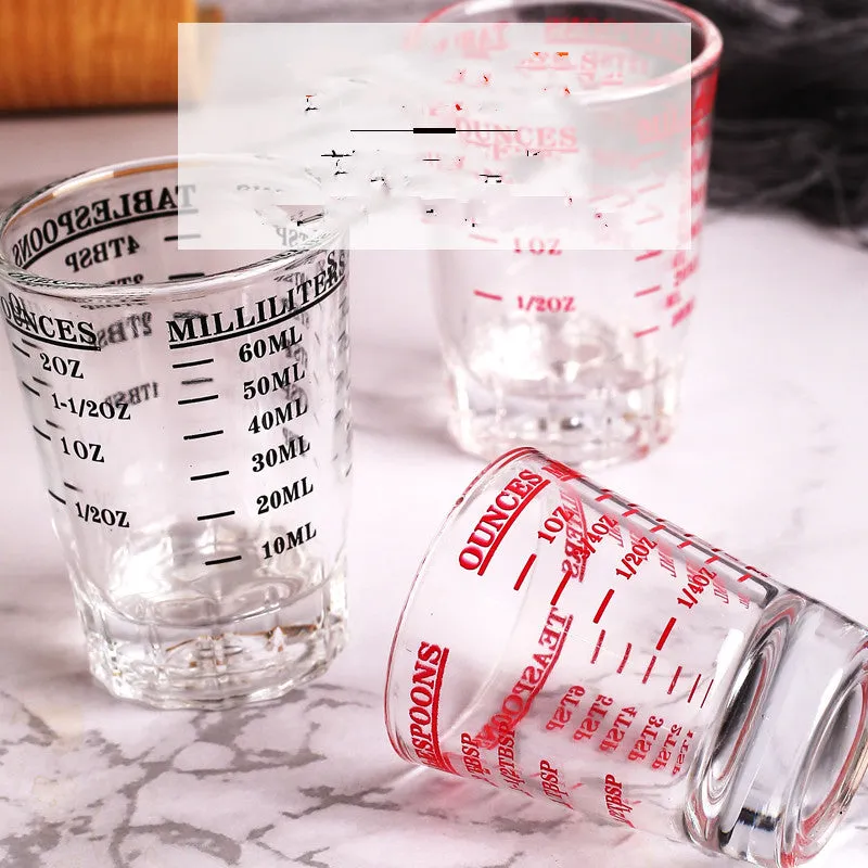 Lead-free Italian Glass Graduated Measuring Cup