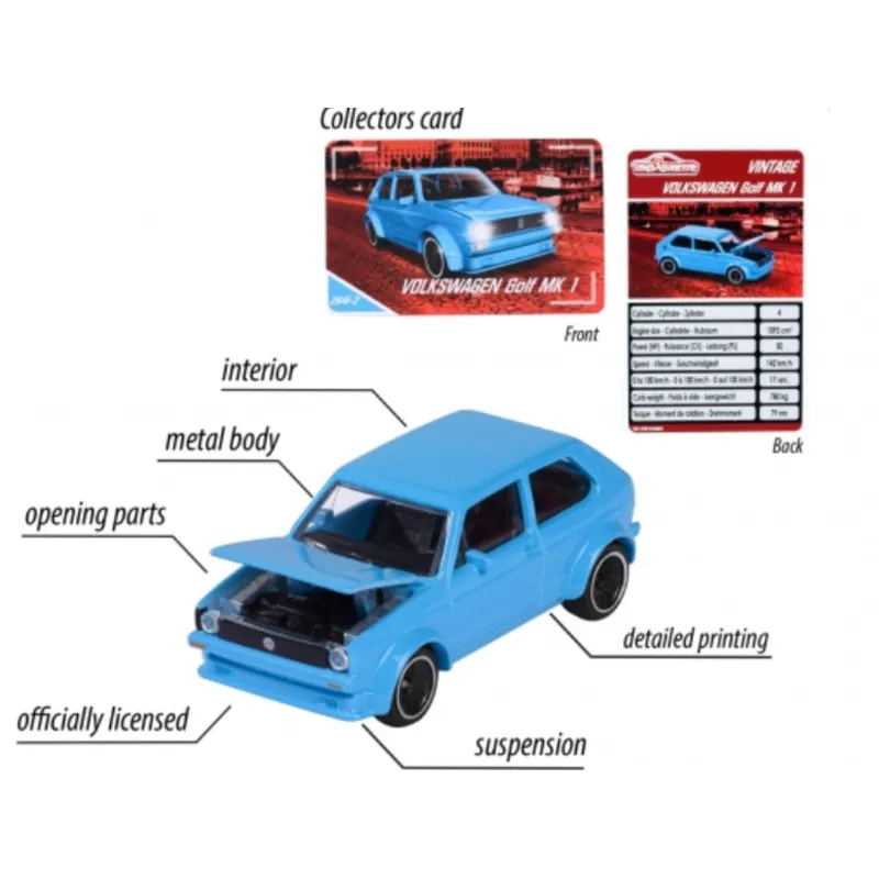 Licensed Volkswagen Golf MK 1 Car (Vintage)