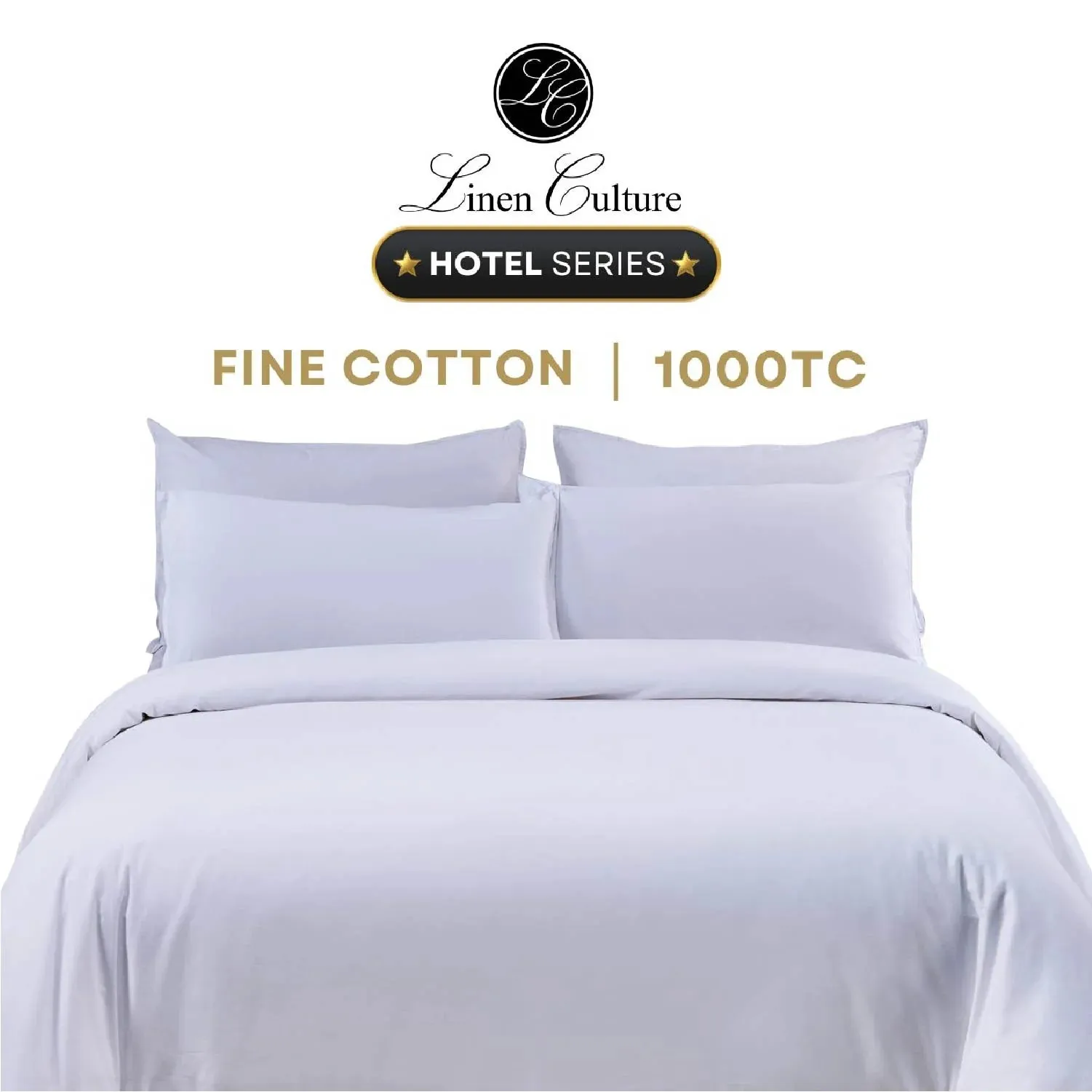 Linen Culture Hotel Series Fine Cotton - Pure White