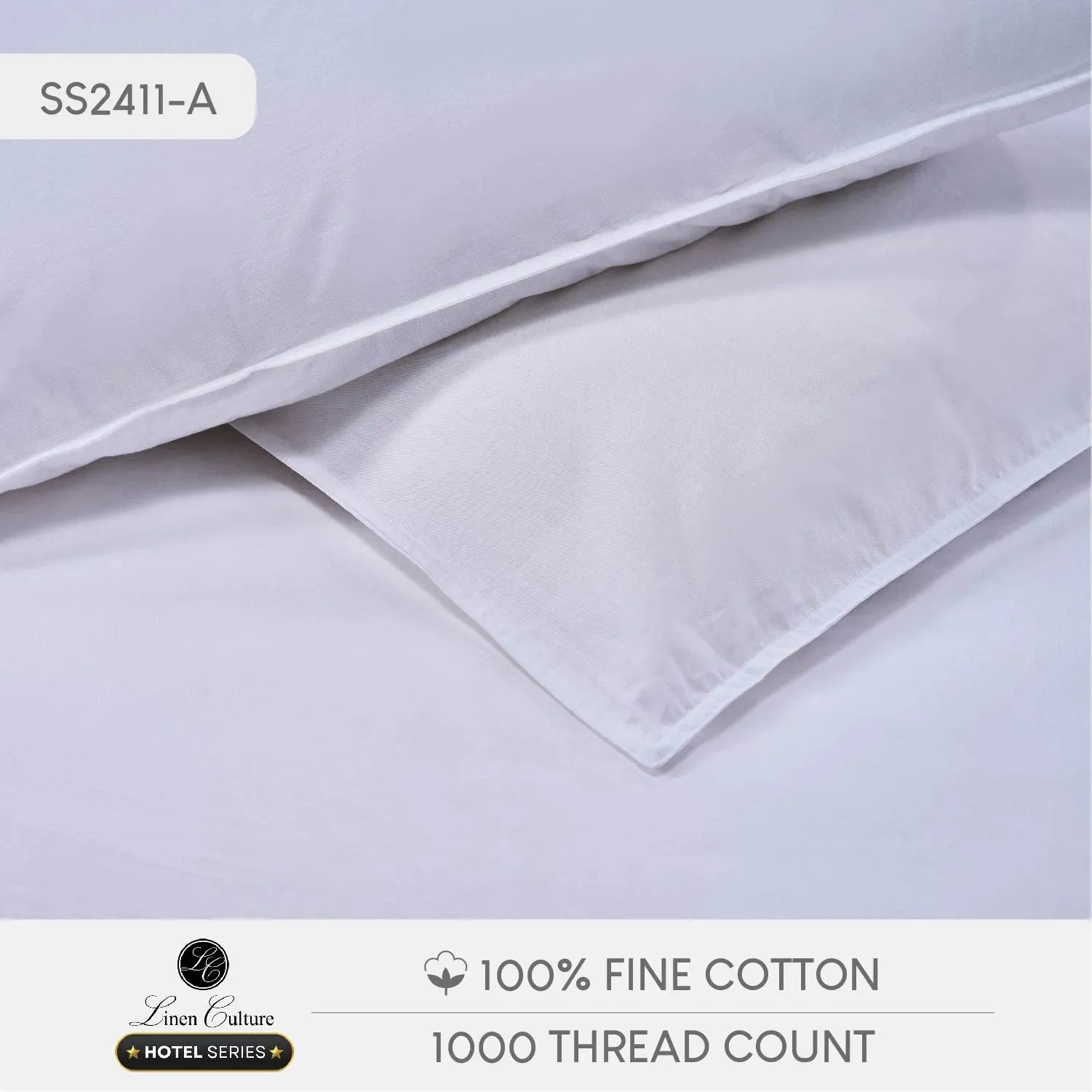 Linen Culture Hotel Series Fine Cotton - Pure White