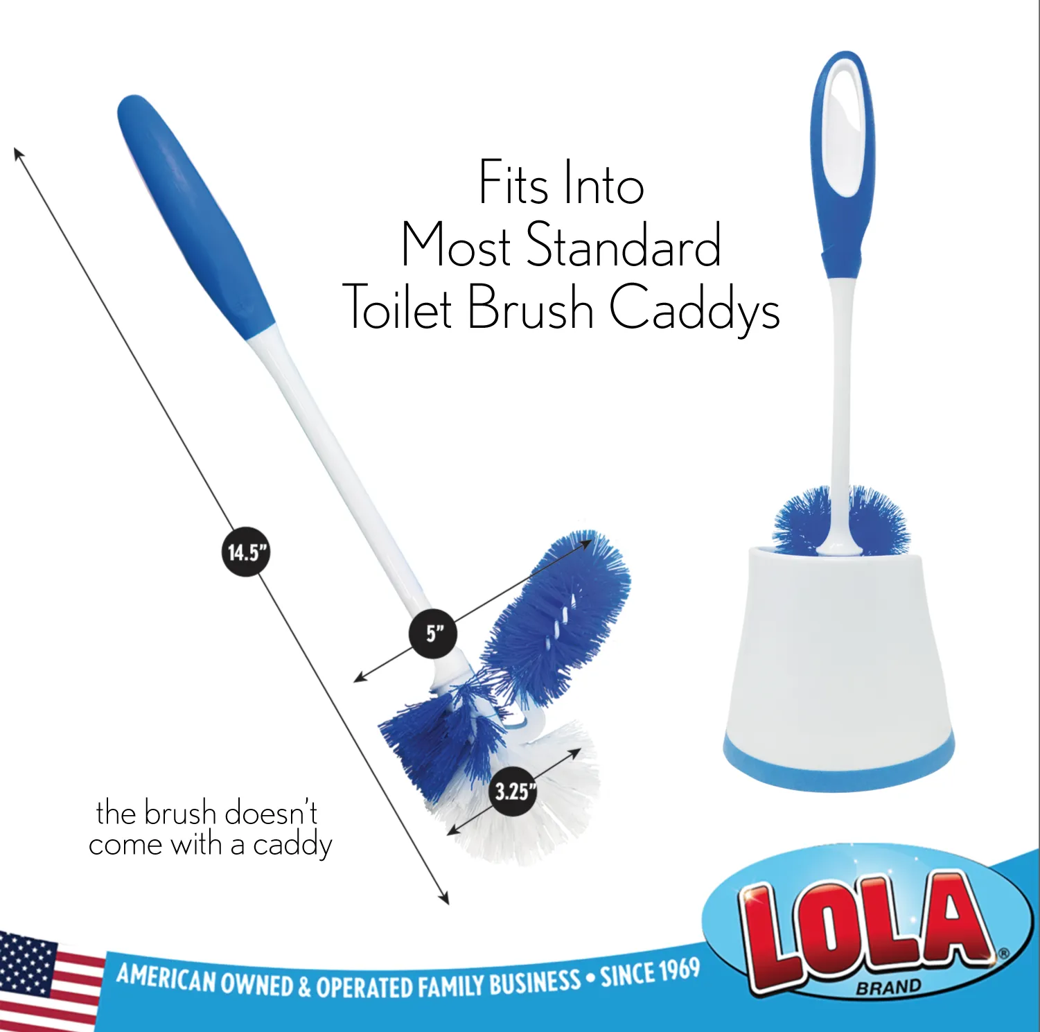 Lola Pro Euro Bowl Brush - with Under the Rim Angled Scrub Attachment