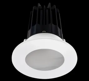 Lotus LED-2-S15W-5CCT-2RRAK-2RST-24D 2 Inch Round Recessed LED 15 Watt Designer Series - 5CCT Selectable - 1000 Lumen - 24 Degree Beam Spread - Alzak Reflector - Shower Trim