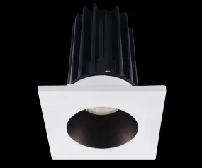 Lotus LED-2-S15W-5CCT-2RRBZ-2STWH 2 Inch Square Recessed LED 15 Watt Designer Series - 5CCT Selectable - 1000 Lumen - Bronze Reflector - White Trim