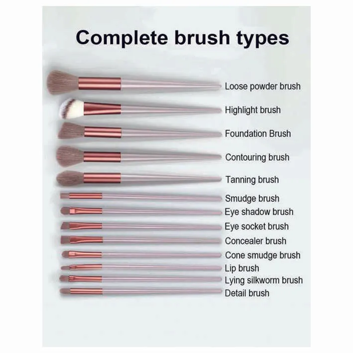 Makeup Brush Set of 13pcs   bag