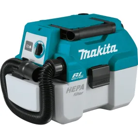 Makita (XCV11Z) 18V LXT® Brushless 2 Gallon HEPA Filter Portable Wet/Dry Dust Extractor/Vacuum (Tool Only)