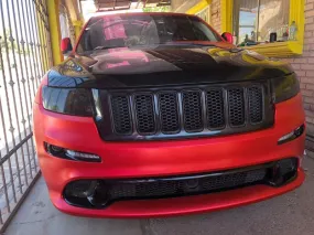 Matte Red Metallic Vehicle Wrap Film