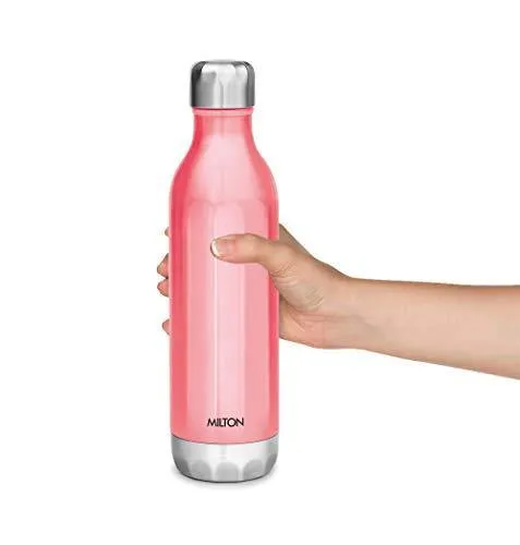 Milton Bliss 900 Thermosteel Water Bottle, 820 ml (Pink)