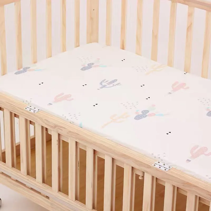 Mums Choice 100% cotton baby cot fitted sheet crib mattress cover