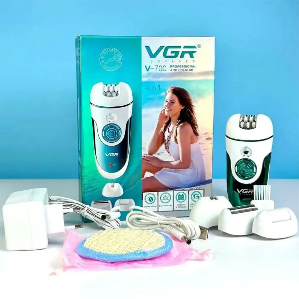 (NET) VGR Professional 4 in 1 Epilator / V-700