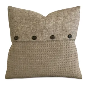 Neutral Textured Decorative Envelope Pillow Cover 22x22