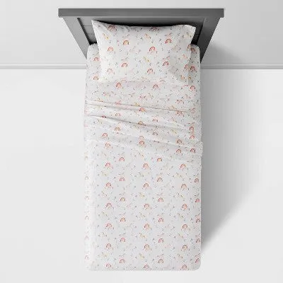 New - Queen Unicorn Cotton Sheet Set - Pillowfort