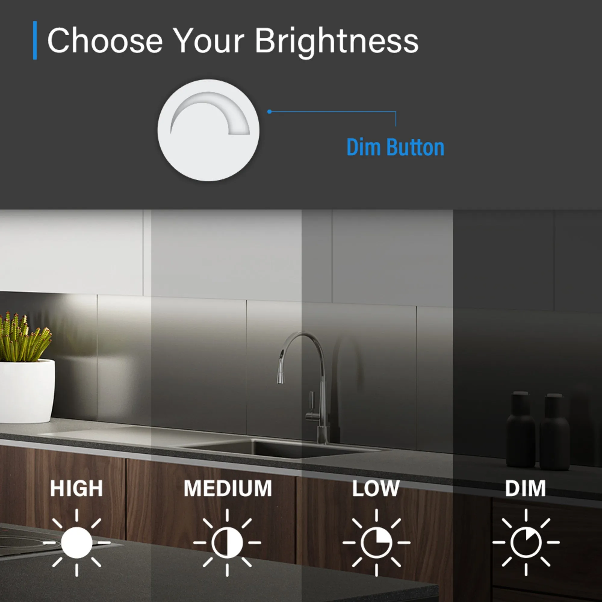 OneSync Undercabinet Wireless Control Pad