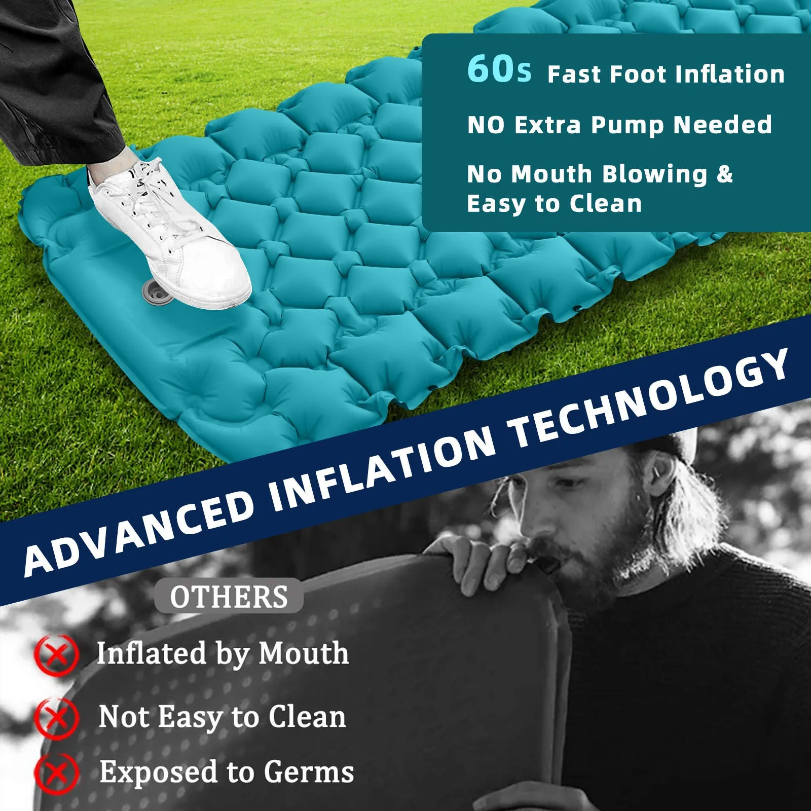 Outdoor inflatable Lunch Break Mattress