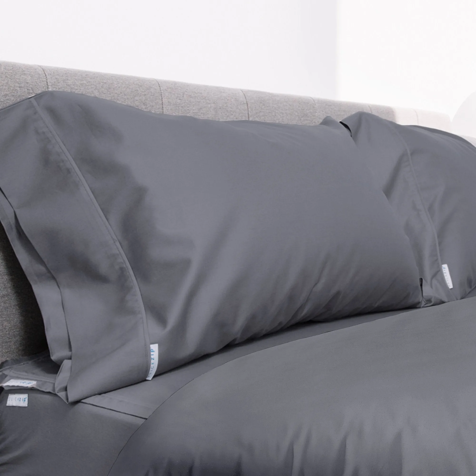 Percale Fitted Sheet (Base   Zip Sheet ) - Cal King