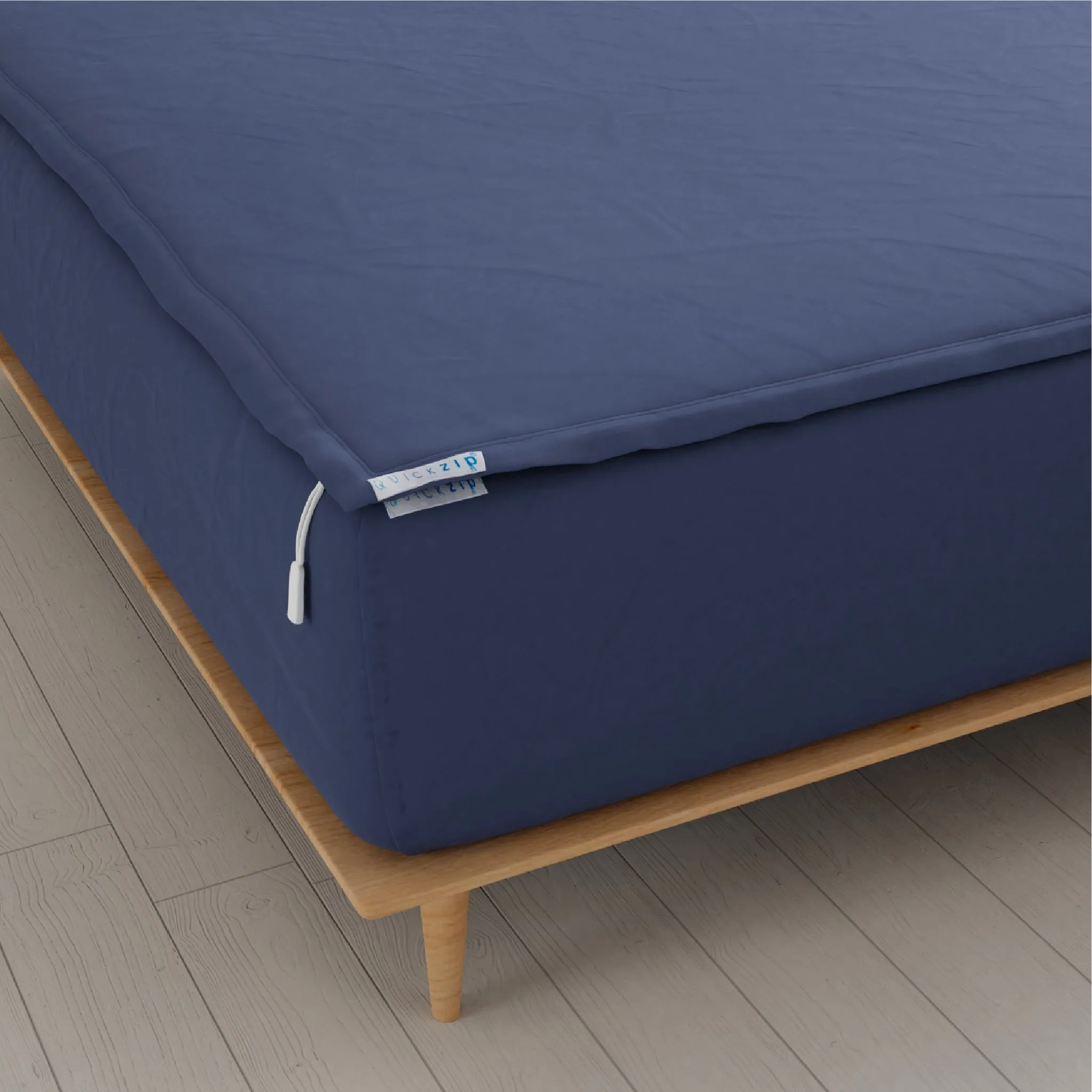 Percale Fitted Sheet (Base   Zip Sheet ) - Cal King