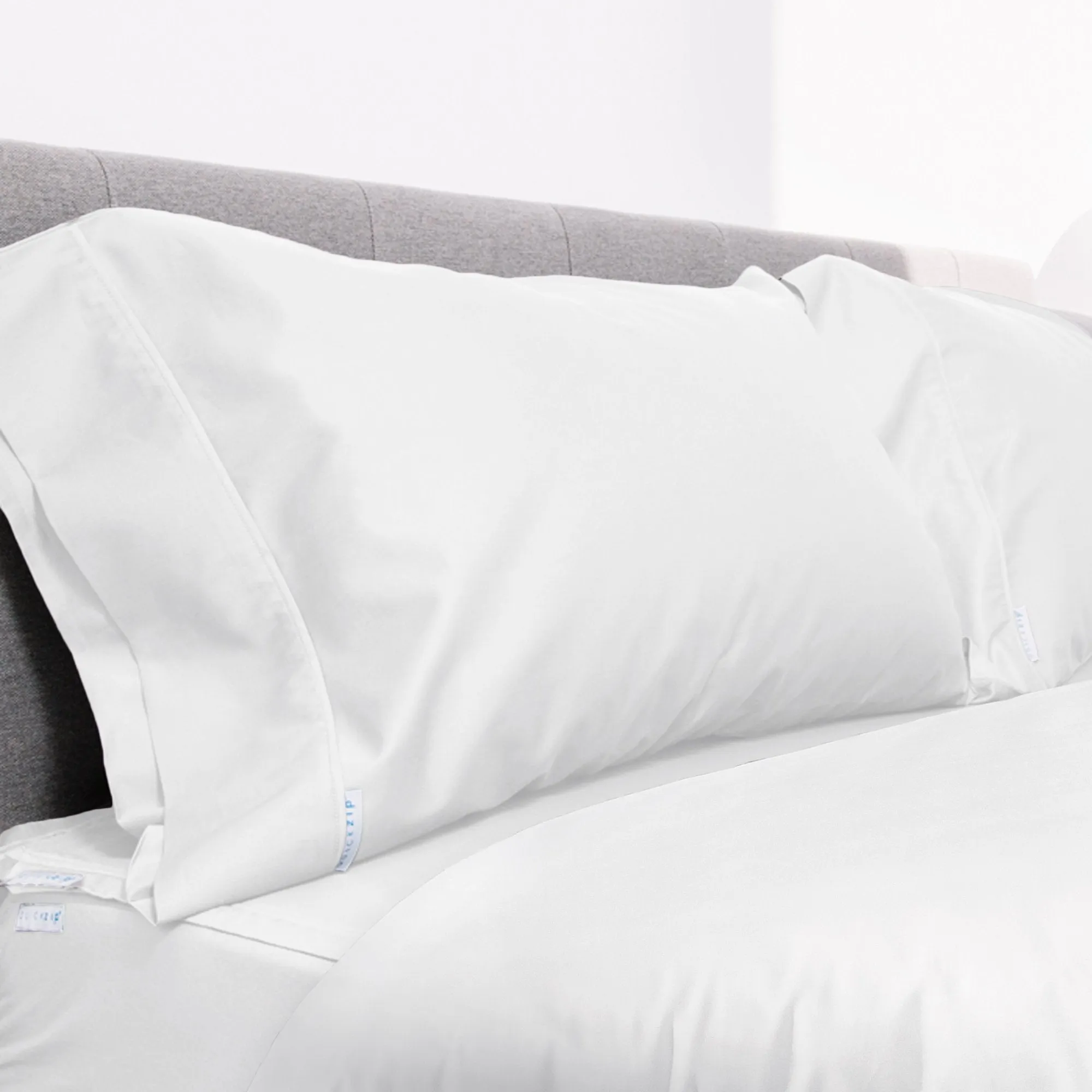 Percale Fitted Sheet (Base   Zip Sheet ) - Cal King