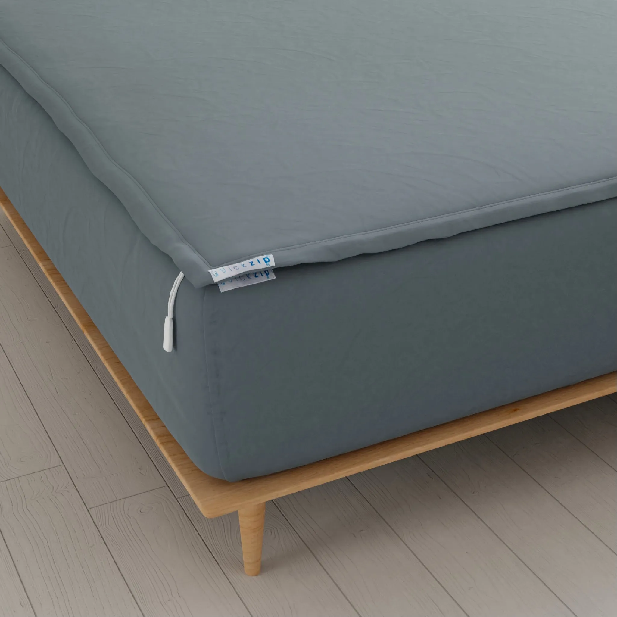 Percale Fitted Sheet (Base   Zip Sheet ) - Cal King