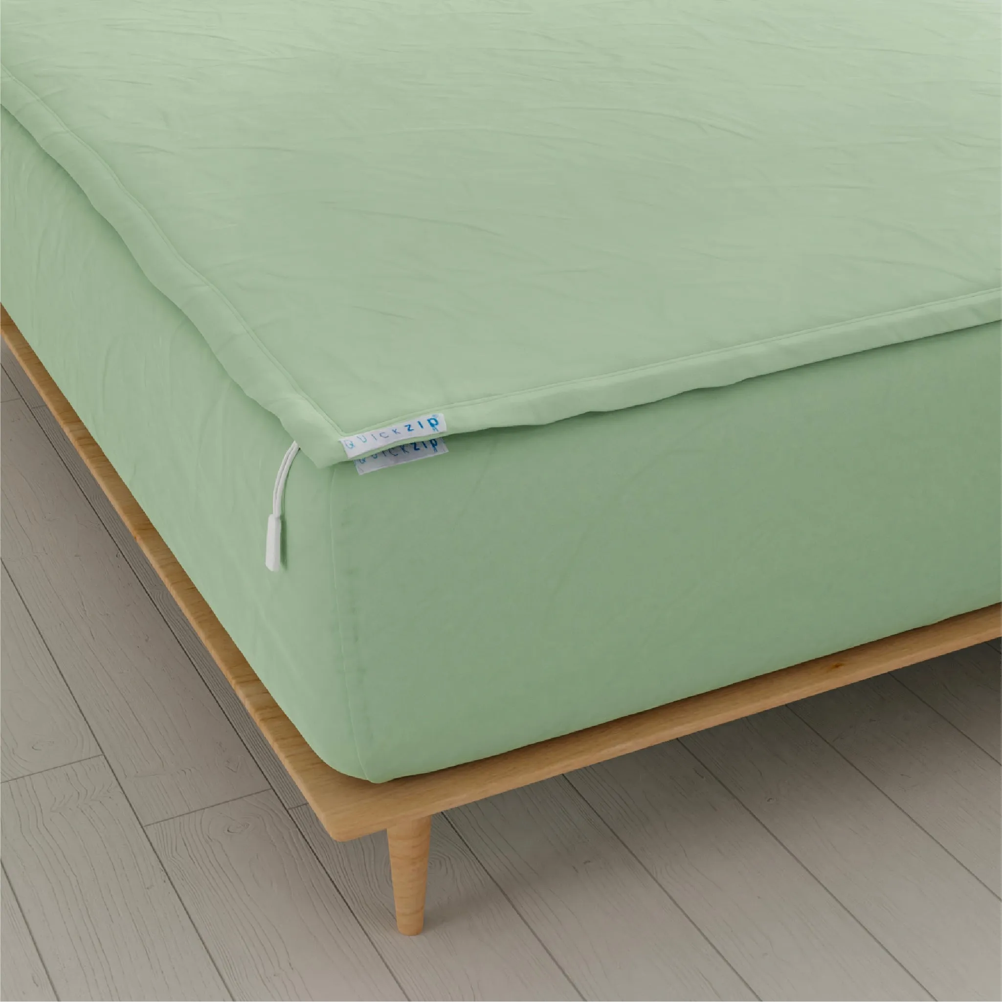 Percale Fitted Sheet (Base   Zip Sheet ) - Cal King