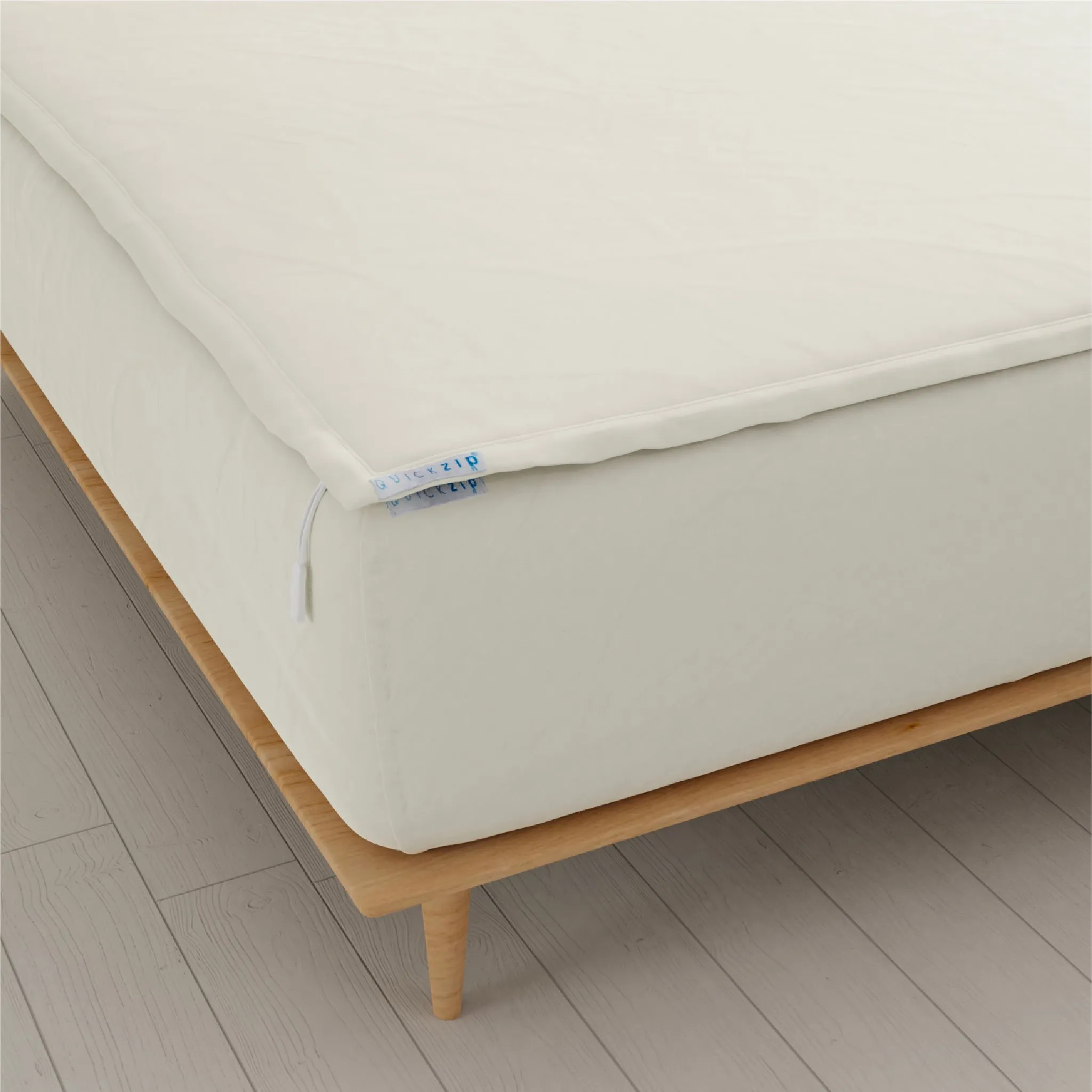 Percale Fitted Sheet (Base   Zip Sheet ) - Cal King