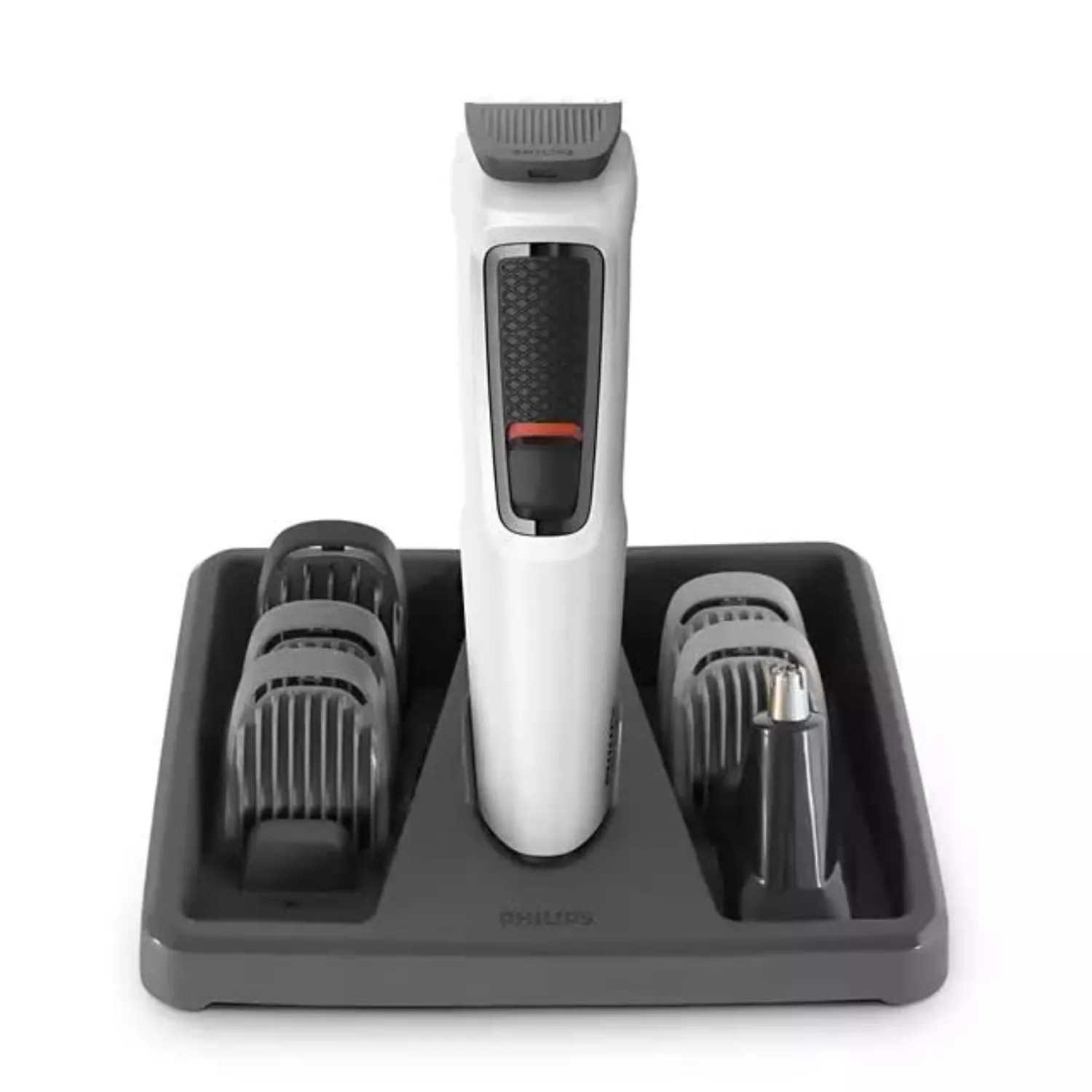 PHILIPS MG3721/65 Multi-Grooming Series 3000 7-in-1 for Face-Hair-Body-Nose and Ear Kit Grooming Kit 60 min Runtime Trimmer White