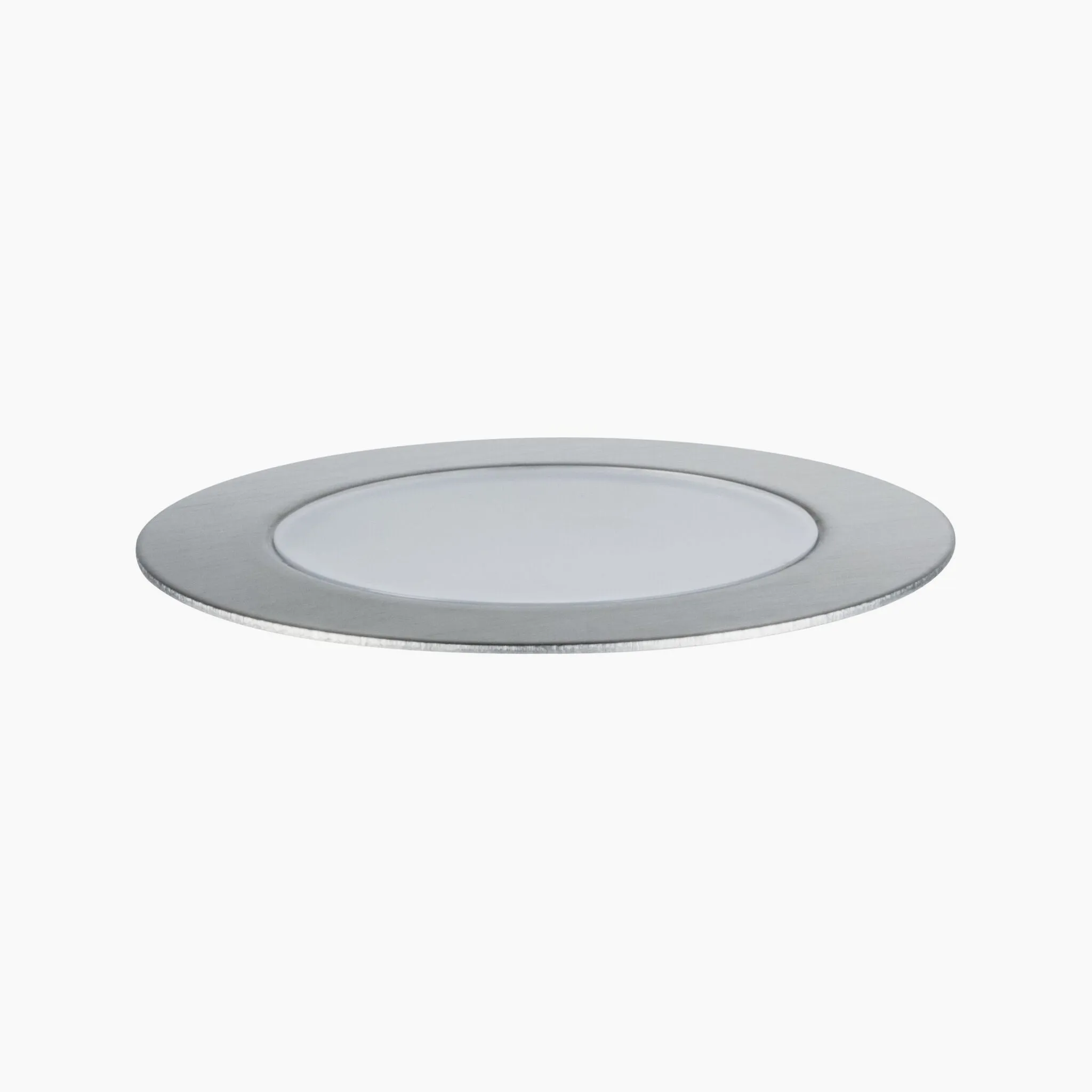 Plug & Shine Insect Friendly Outdoor 2W LED Recessed Floor Individual Spotlight in Silver