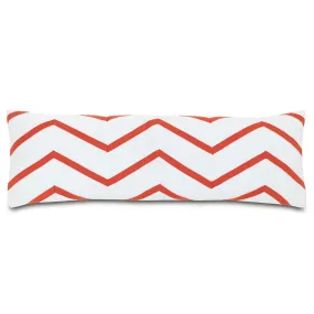 Poolside Wave Outdoor Lumbar Pillow Cover 12x36