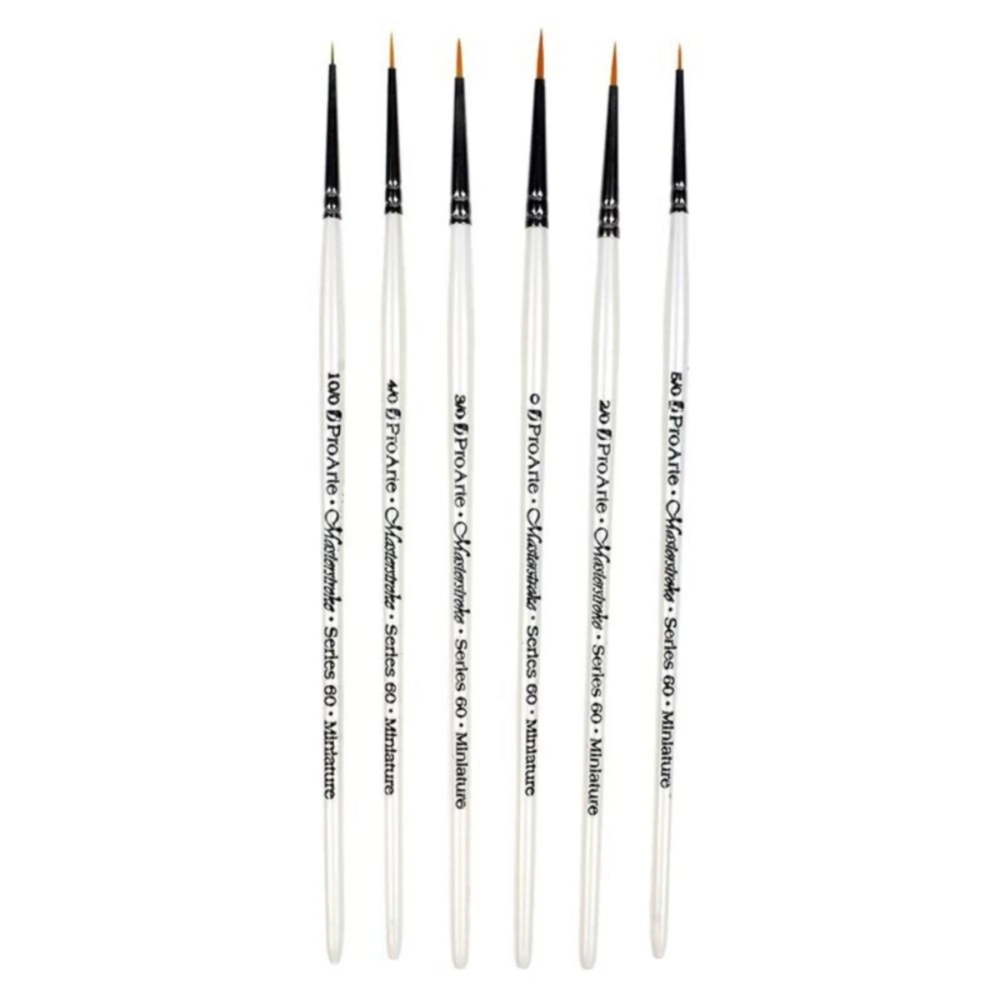 Pro Arte Masterstroke Miniature Brushes - Set of 6 Brushes