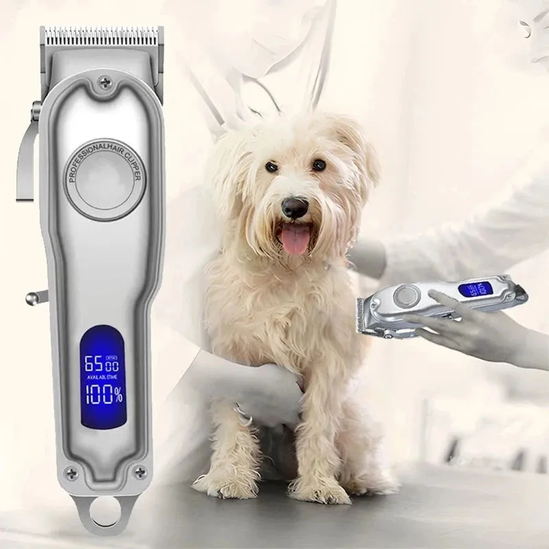 Professional Low-Noise Pet Hair Shaver & Clipper Set