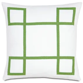 Rainforest Bamboo Outdoor Throw Pillow Cover 18x18