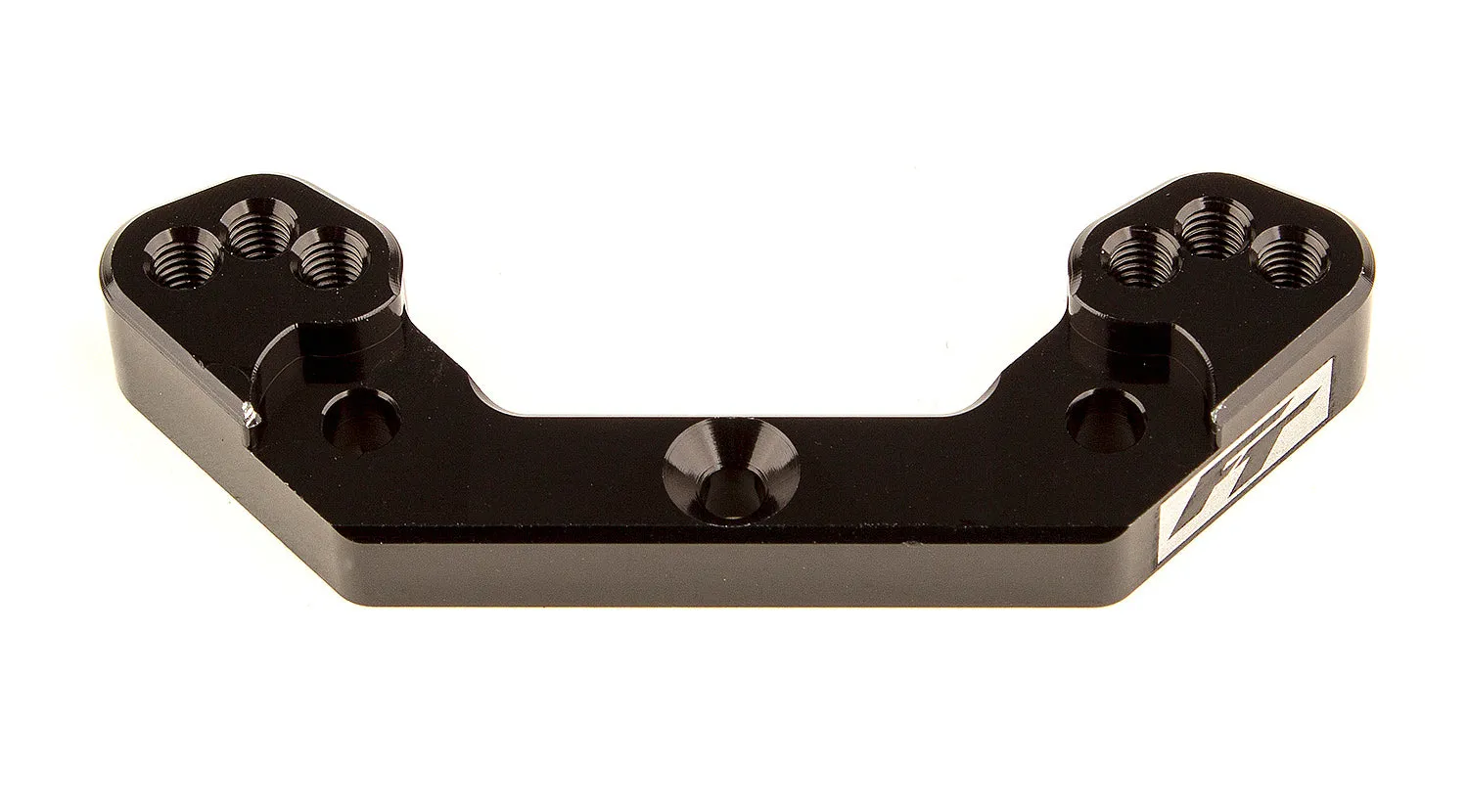 RC10B6.2 FT Rear Ballstud Mount,  2mm, black (ASS91889)