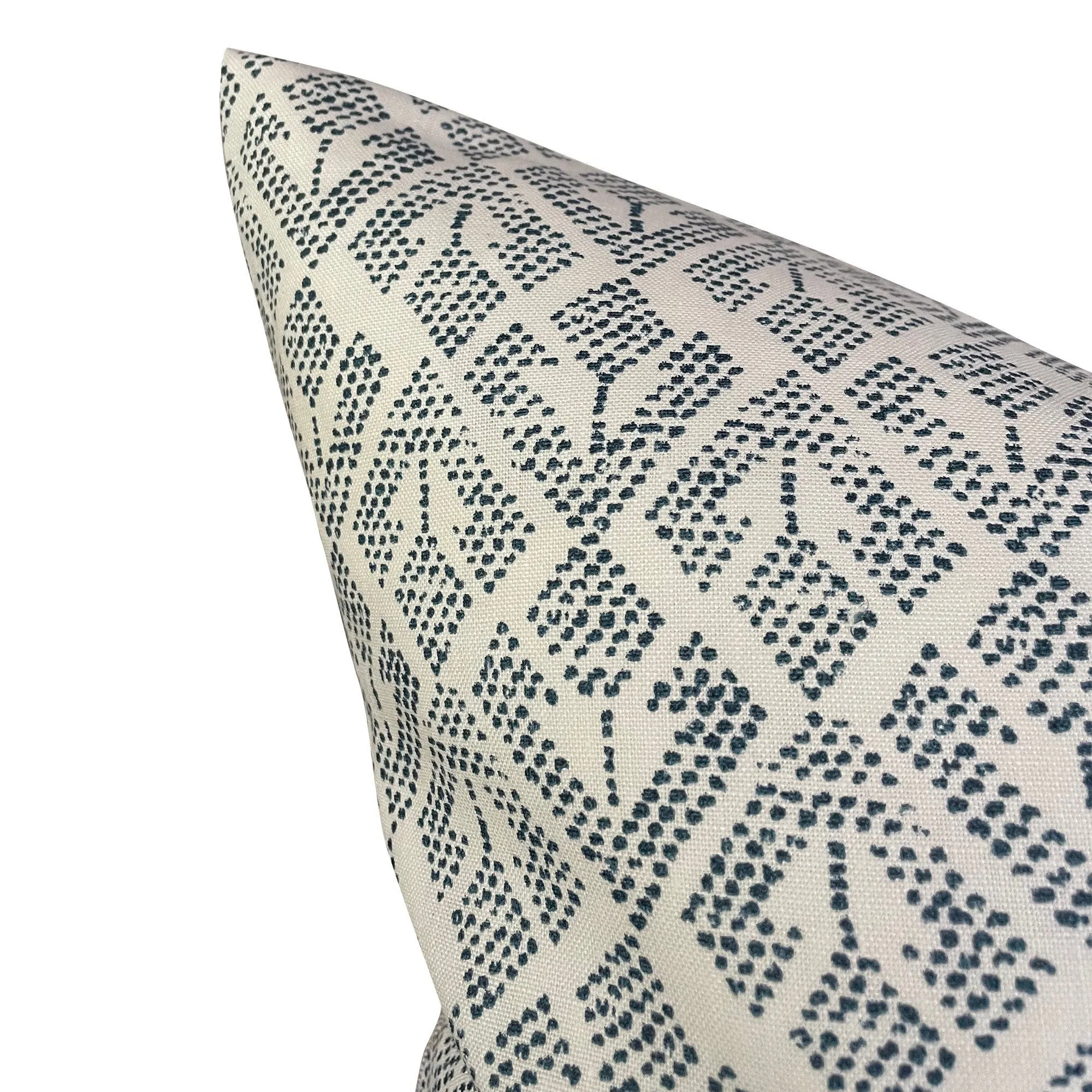 READY TO SHIP Designer Pillows Carolina Irving 'Patmos' in Pillow in Indigo