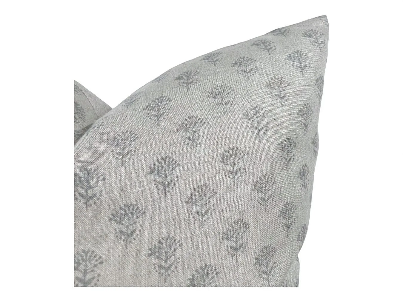 READY TO SHIP Designer "Wheatland" Block Print Pillow Cover