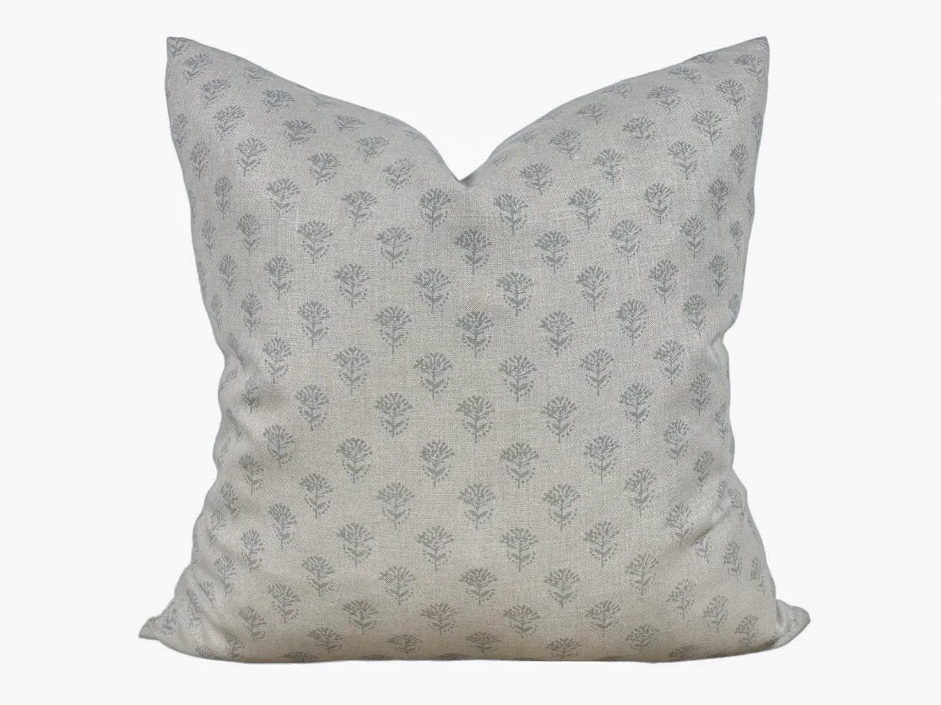 READY TO SHIP Designer "Wheatland" Block Print Pillow Cover