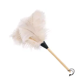 Redecker White Ostrich Feather Duster 50cm