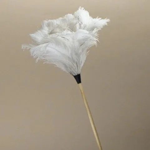 Redecker White Ostrich Feather Duster 50cm