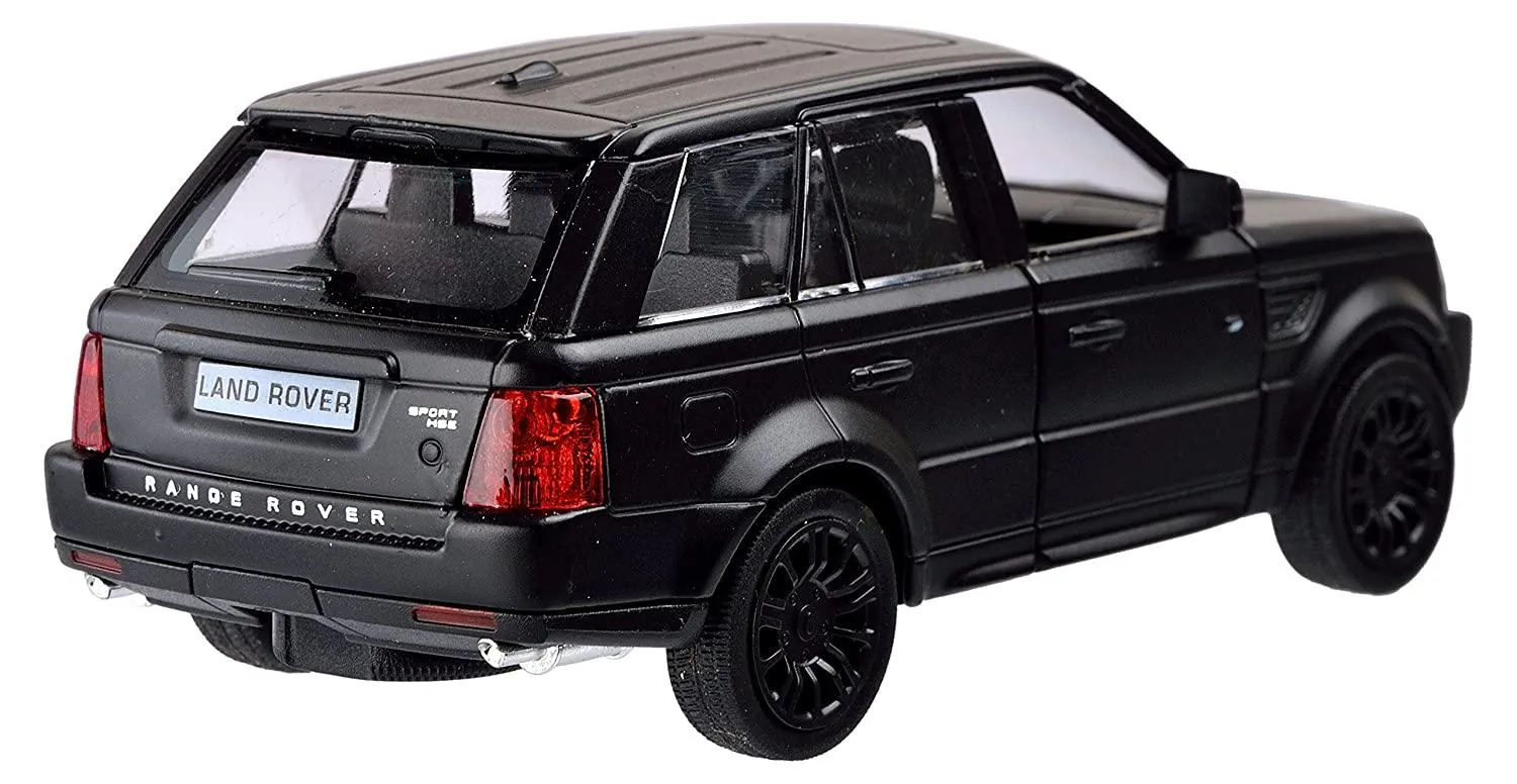 RMZ City Die Cast Land Rover Range Rover Sport, Matte Black (5-inch)