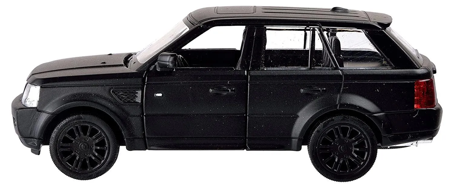 RMZ City Die Cast Land Rover Range Rover Sport, Matte Black (5-inch)