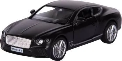 RMZ Die Cast Pull Back 2018 Bentley Continental GT, Matte Black