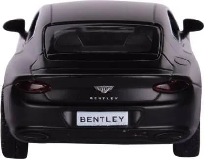 RMZ Die Cast Pull Back 2018 Bentley Continental GT, Matte Black