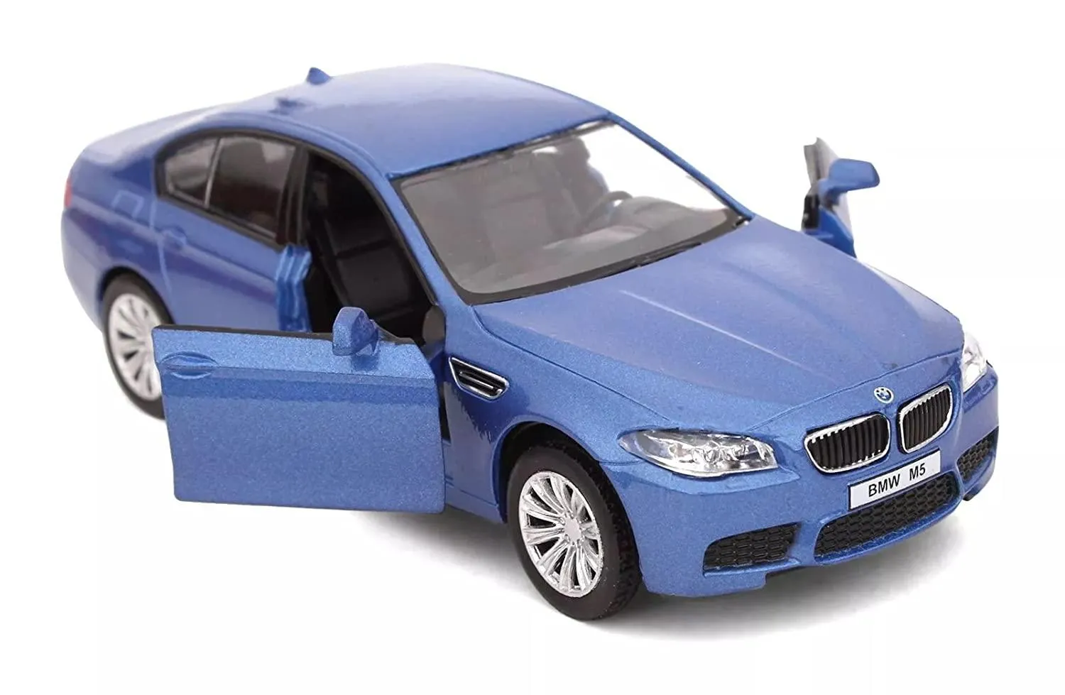 RMZ Die Cast Pull Back BMW M5 Car, Blue