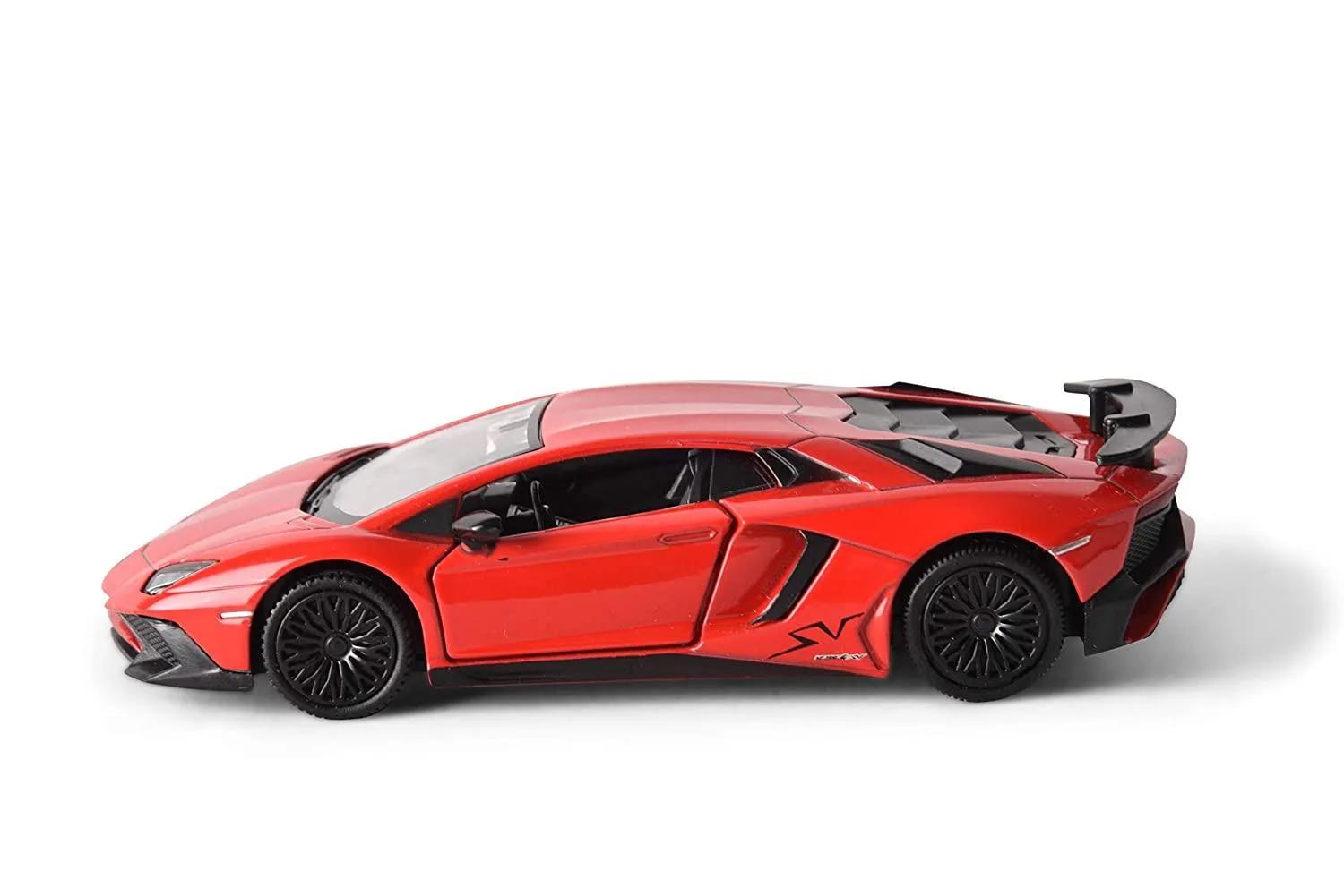 RMZ Die Cast Pull Back Lamborghini Aventador LP 750-4 SV, Red