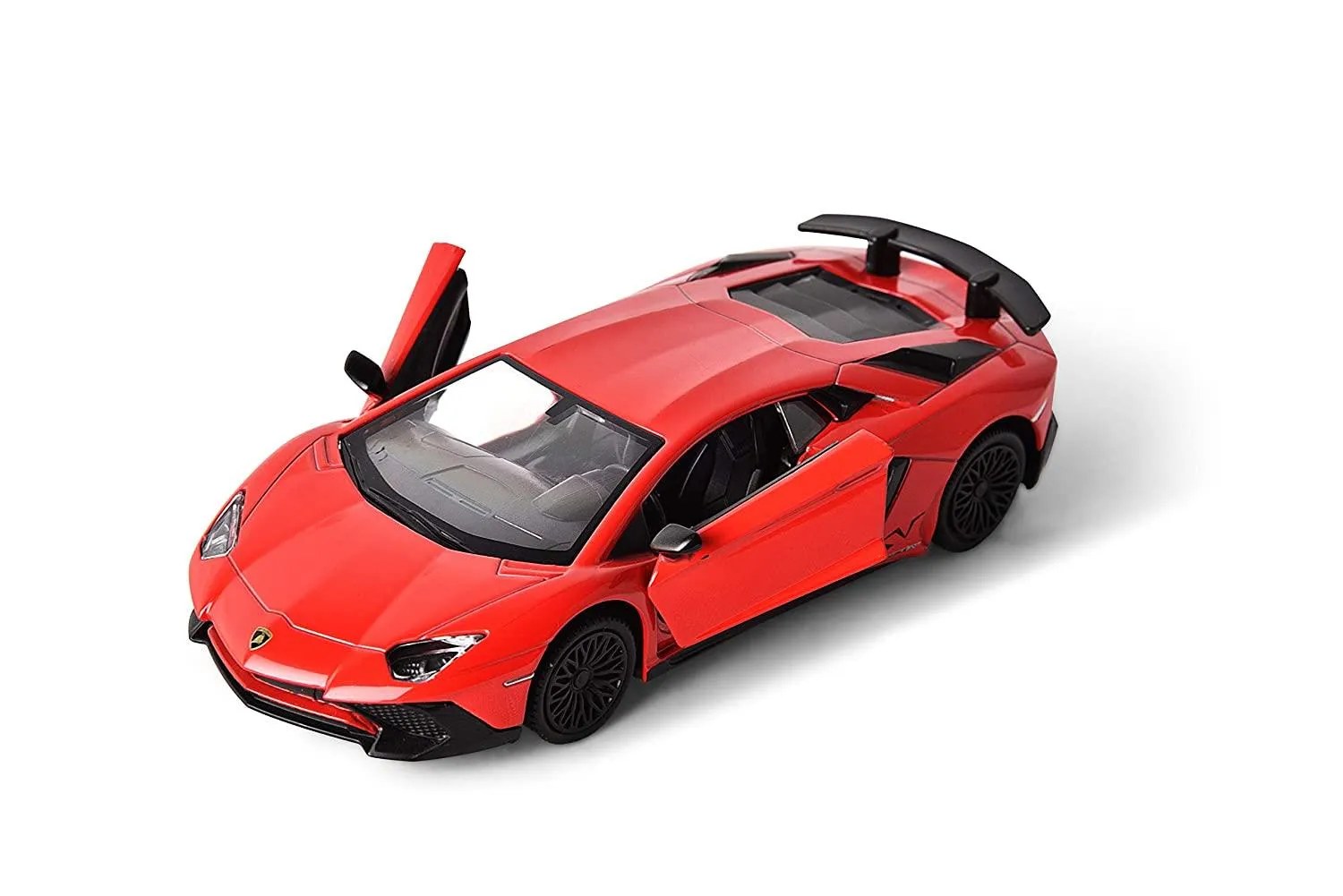 RMZ Die Cast Pull Back Lamborghini Aventador LP 750-4 SV, Red