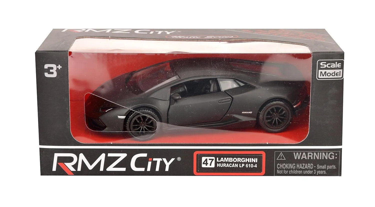 RMZ Die Cast Pull Back Lamborghini Hurac‚Äö√†√∂¬¨‚àûn LP610-4, Matte Black