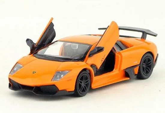 RMZ Die Cast Pull Back Lamborghini Murcielago Car, Orange