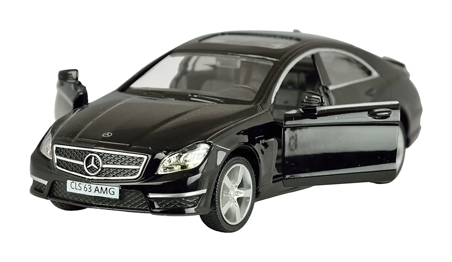 RMZ Die Cast Pull Back Mercedes Benz CLS 63 AMG, Black