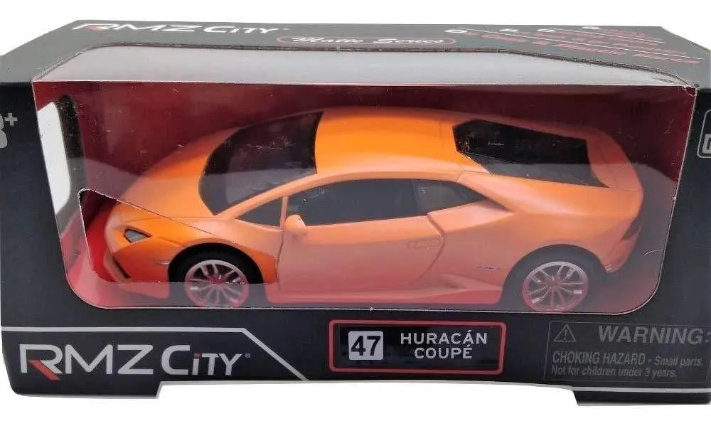 RMZ Diecast Lamborghini Huracan LP610-4, Matte Orange (5 inch)