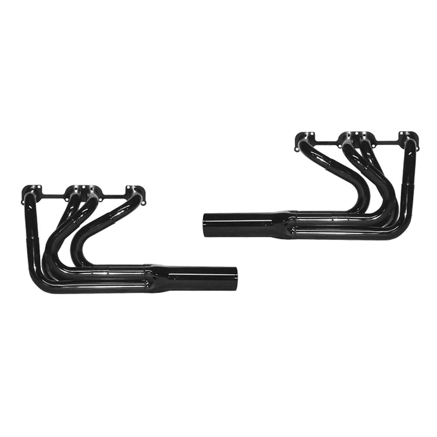 Schoenfeld Headers Sprint Headers 1-3/4 to 1-7/8" Primary 3-1/2" Collector Steel - Black Paint