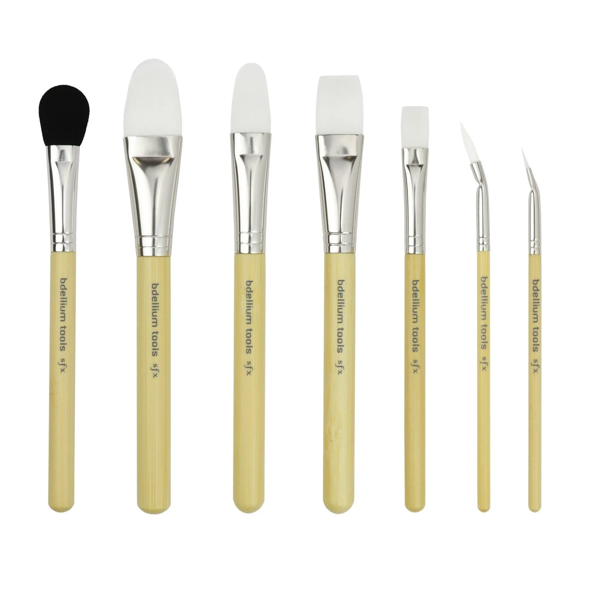 SFX Glue Brush 7 pc. Brush Set with Ziplock Pouch