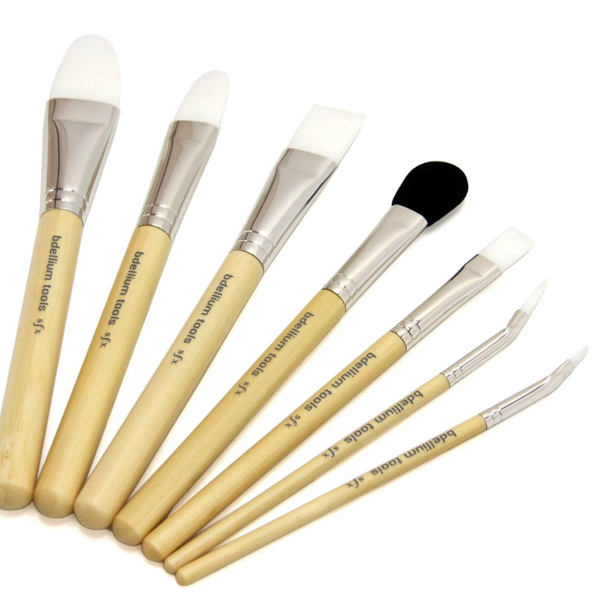 SFX Glue Brush 7 pc. Brush Set with Ziplock Pouch