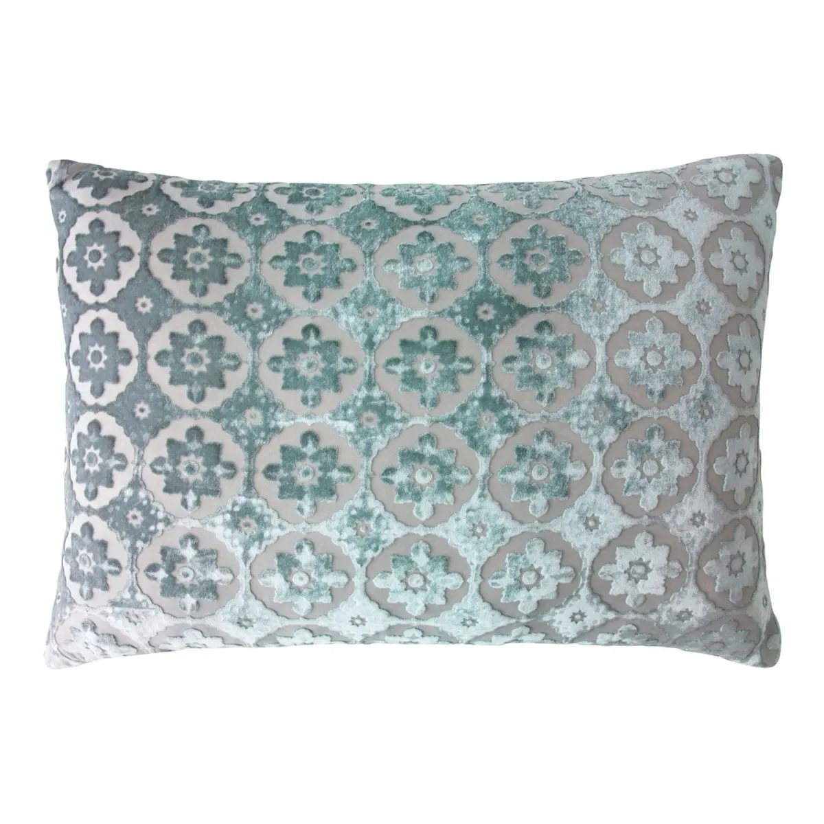 Small Moroccan Jade Velvet Pillows by Kevin O'Brien Studio